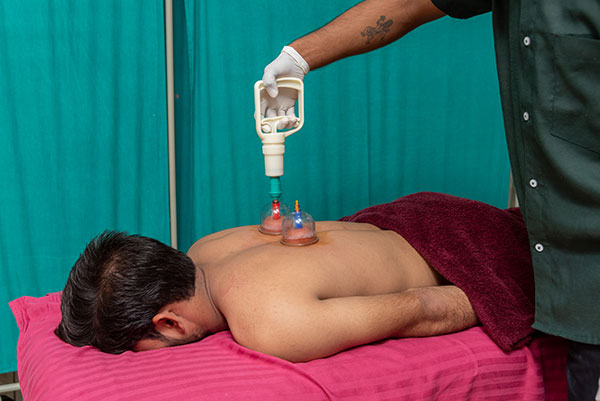 Patanjali acupuncture therapy session for pain relief