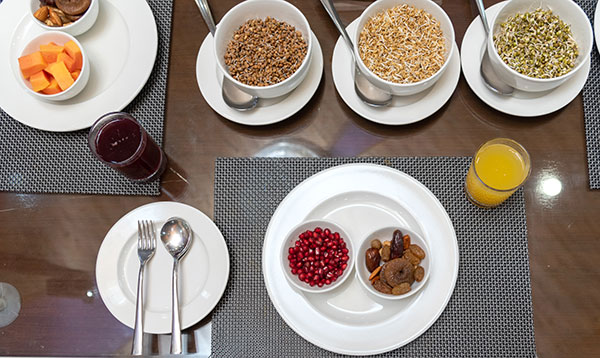 Balanced diet plan provided by Patanjali Wellness Center